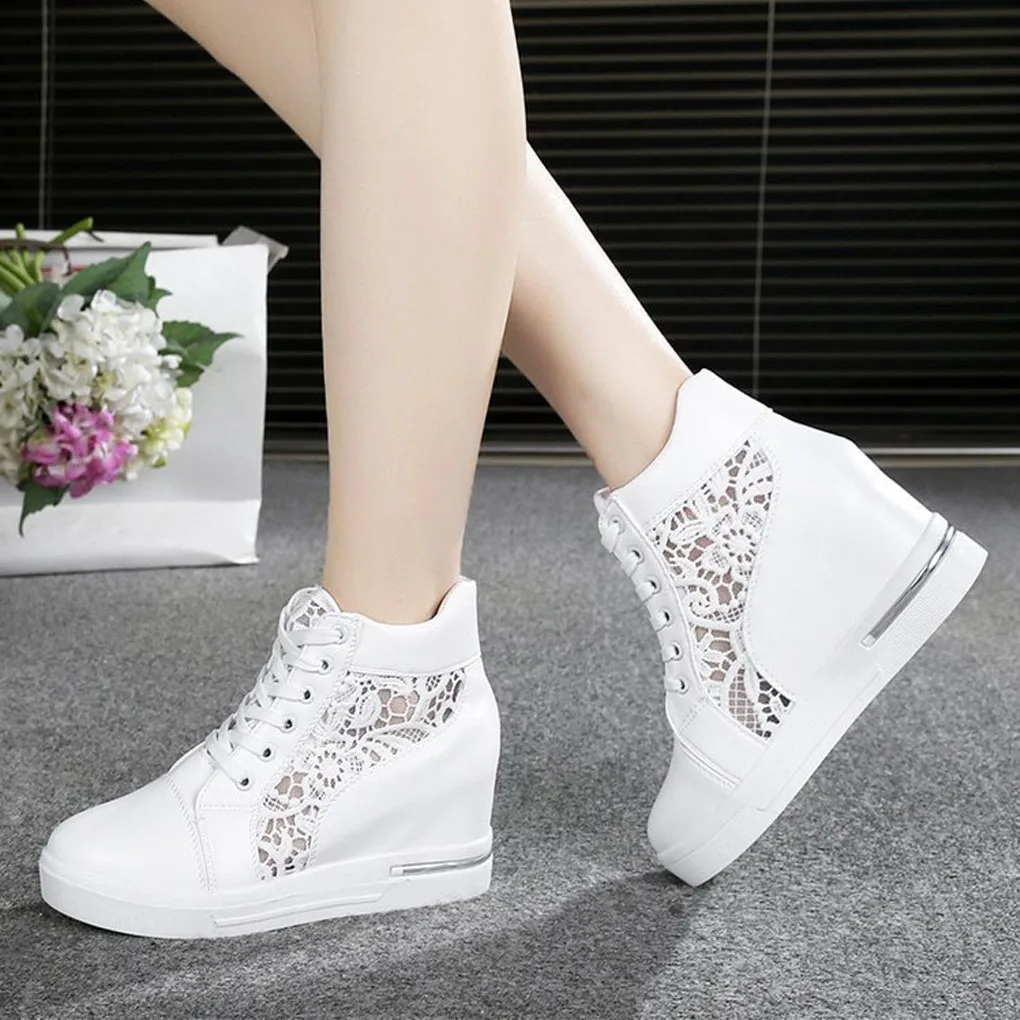 Causal Shoes Women Supplies Lace Loafers DIY Prop Beautiful Platform