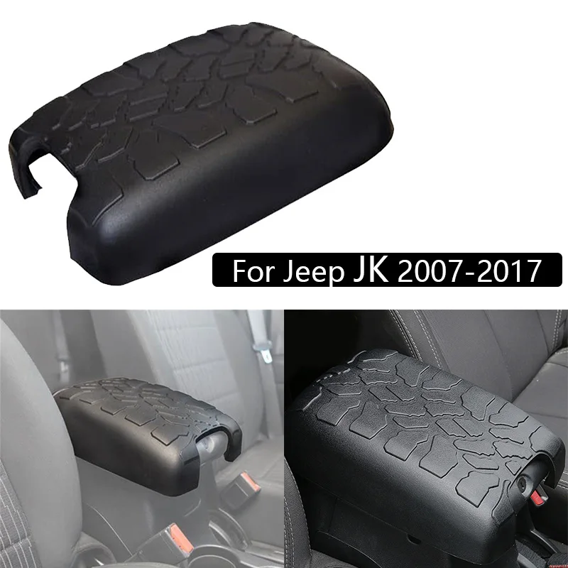 

1PC TPE Car Armrest Cover Protector Pet Pad Center Console Arm Rest Pad For Jeep Wrangler JK 2007-2017 Internal Accessories