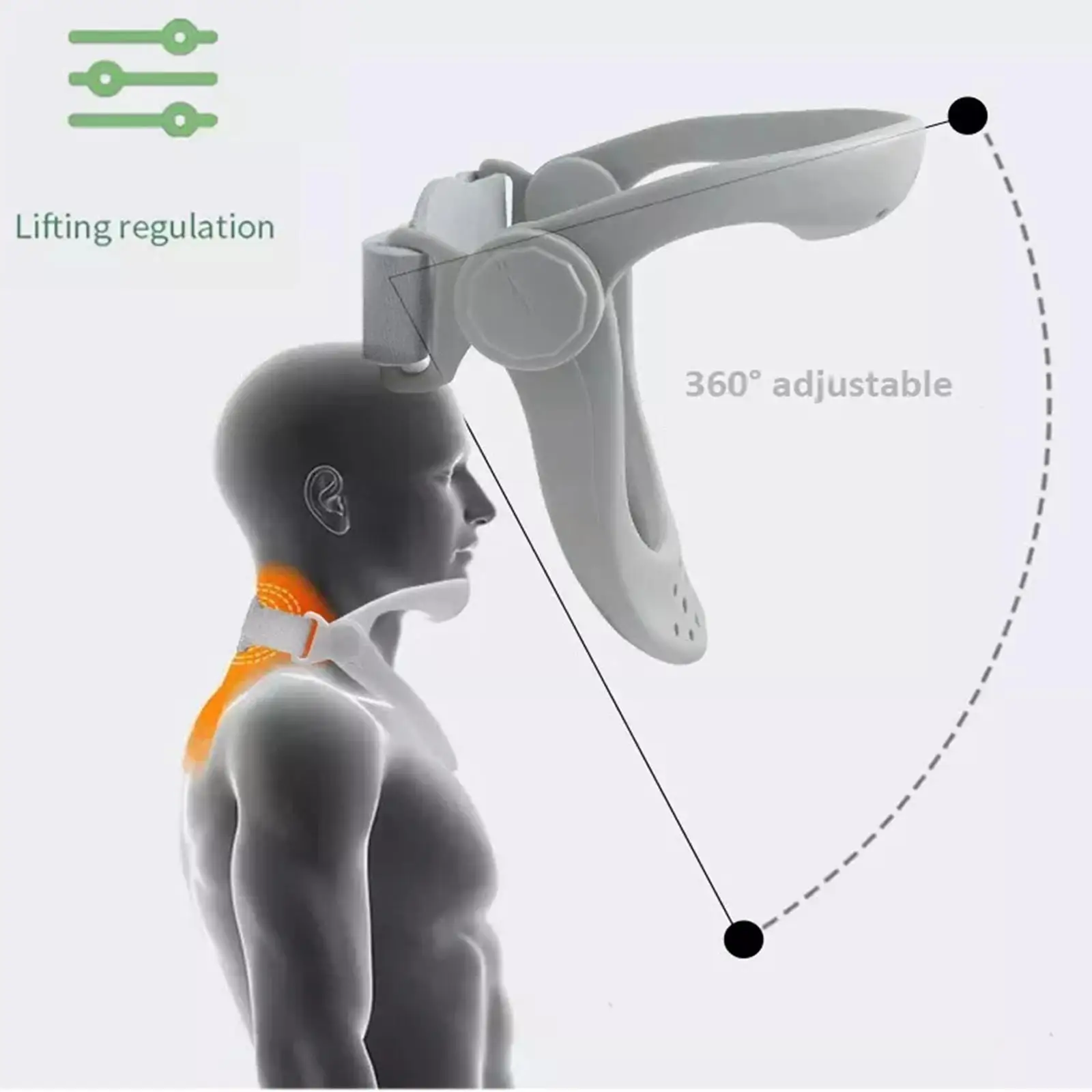 Neck Brace NECK Helper Braces Cervical Traction Repair Turtle Cervical Corrector Fixed Guard Neck Collar Neck Guard Support B9U3