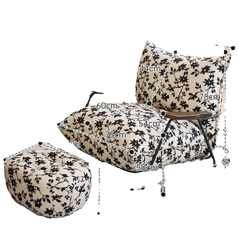 

Rocking Chair Reclining Chair Adult Single Sofa Chair Living Room Light Luxury Lazy Sofa Balcony Home Leisure Italian Shake