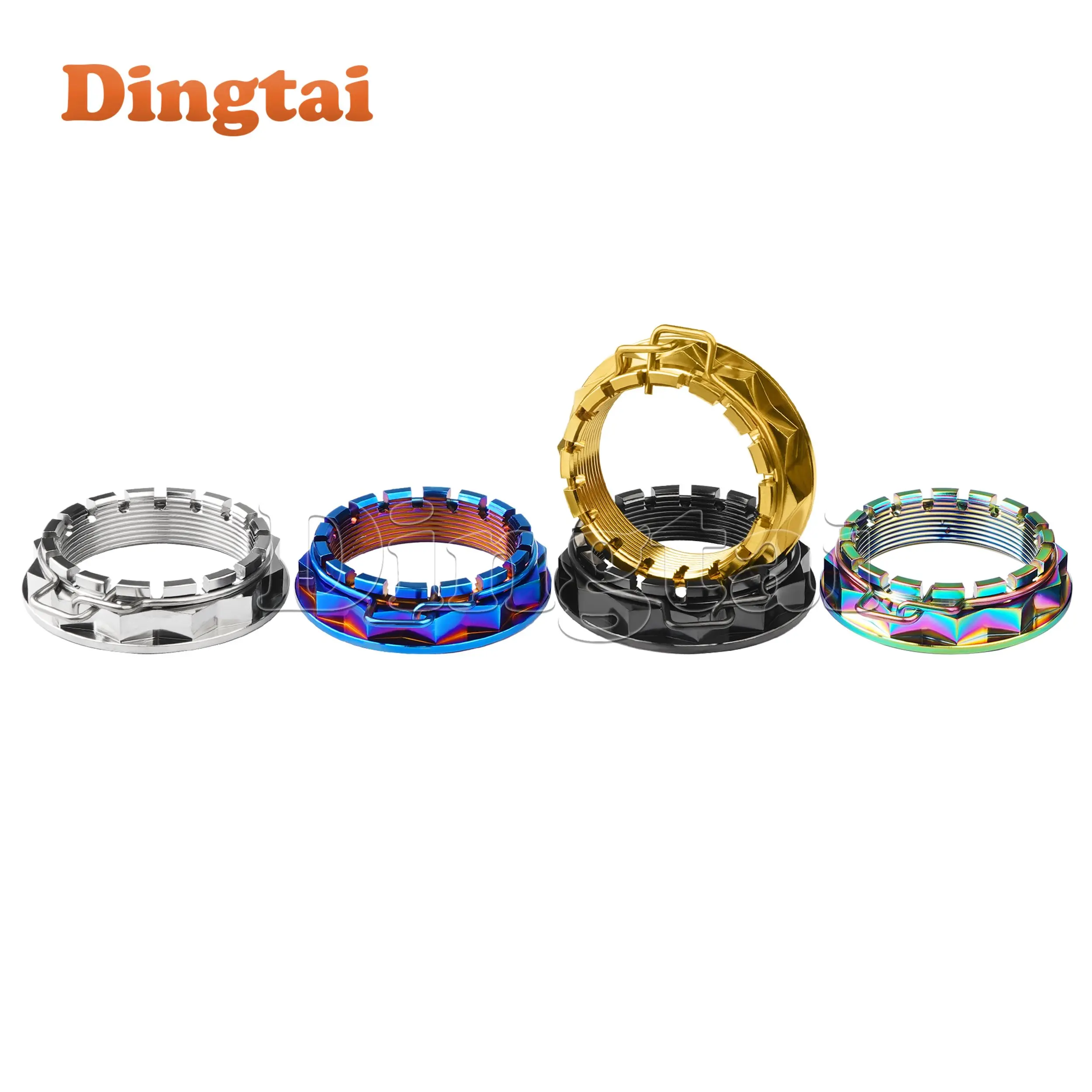 Dingtai Titanium Nut  M38 /M48 Rear Wheel Axle Nuts Motorcycle for Ducati