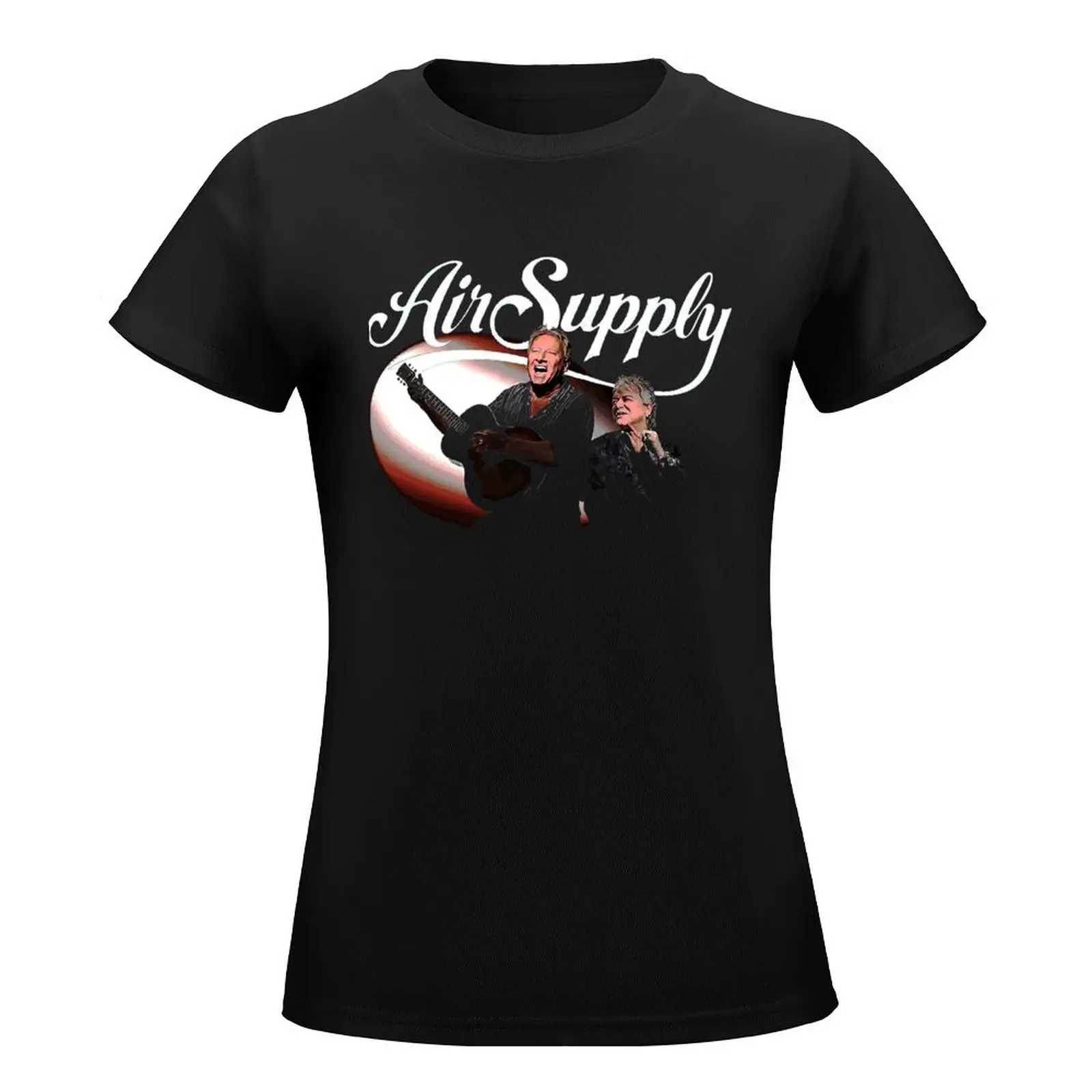 of air supply music band air supply music band T-Shirt plus size tops sweat summer clothes t shirts for Women