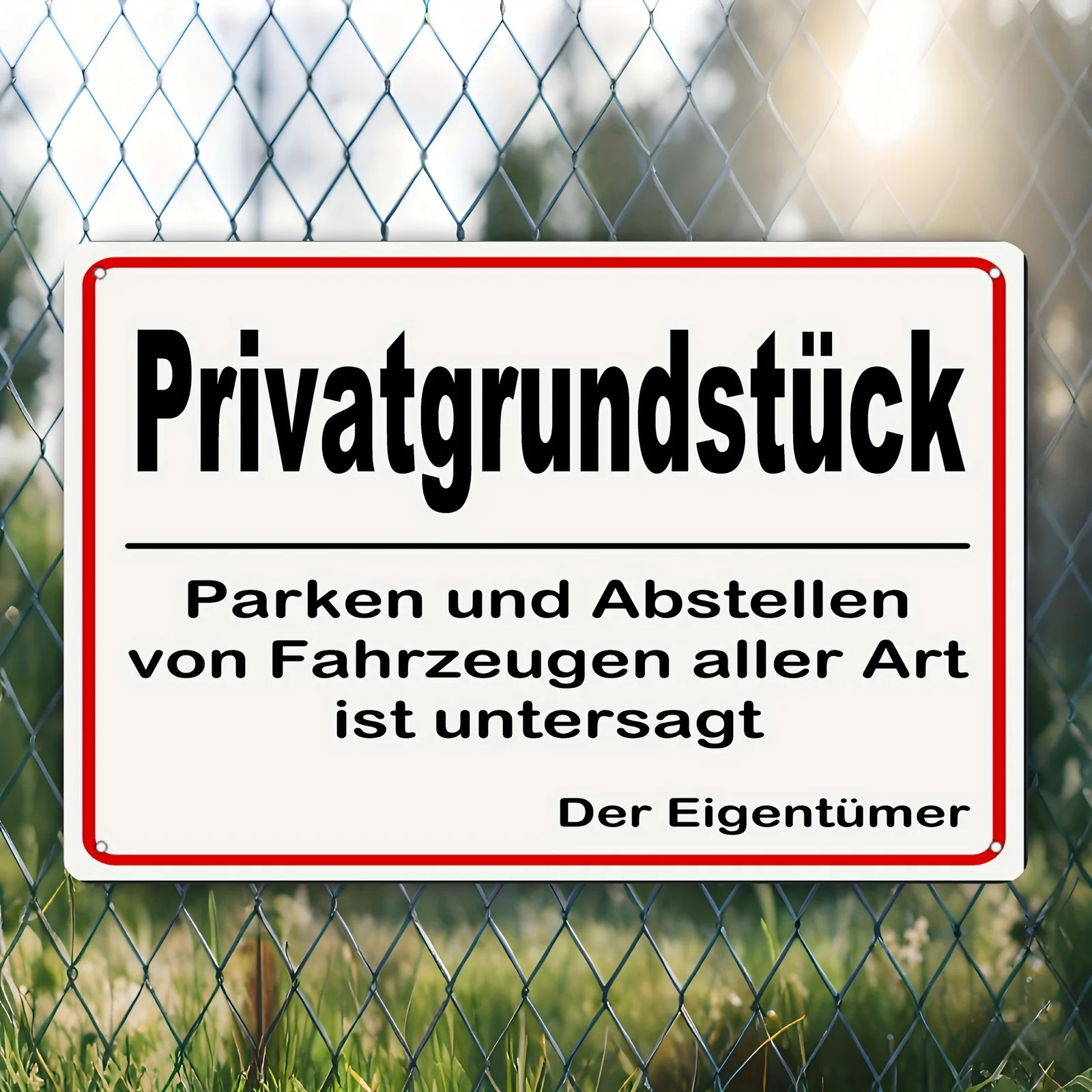 Iron Tin Sign - 