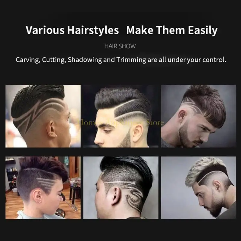 D0ab coupe cheveux pour hommes femmes enfants avec peignes guidage pour vous aider à vous couper facilement