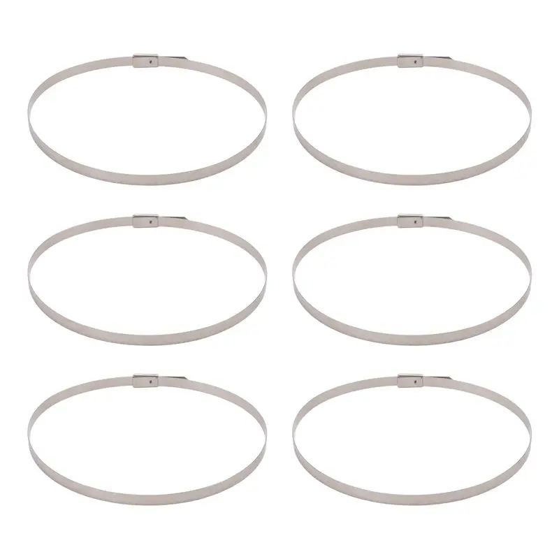AA05 100Pcs Chain Link Fence Ties,Multi-Purpose Self-Locking Stainless Steel Zip Ties For Outdoor Garden Farm Pet Cages Fence