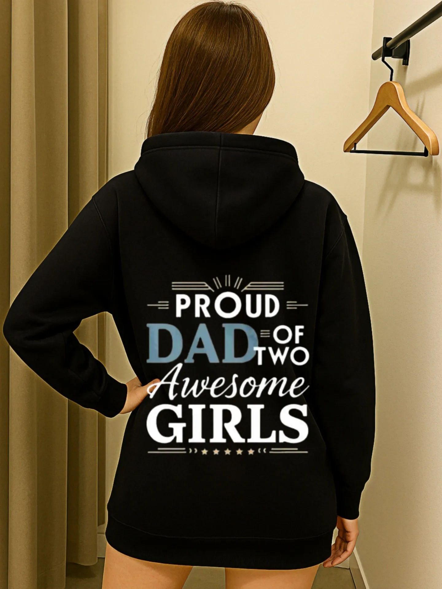 Sudadera con capucha gráfica con estampado de letras ADHD, estética streetwear, forro polar, uso diario informal, para hombres