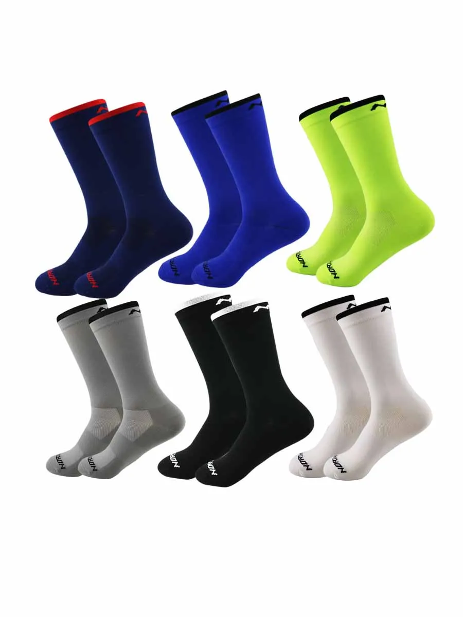 1 pair of professional cycling sports socks outdoor camping hiking socks