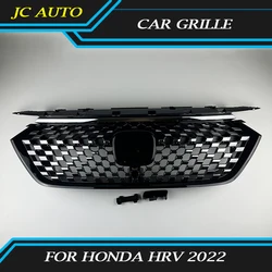 Car Grille Fit for Honda HRV 2022 ABS Grille Auto Exterior Accessories Car Bumper Grille Special Parts for Car Modification