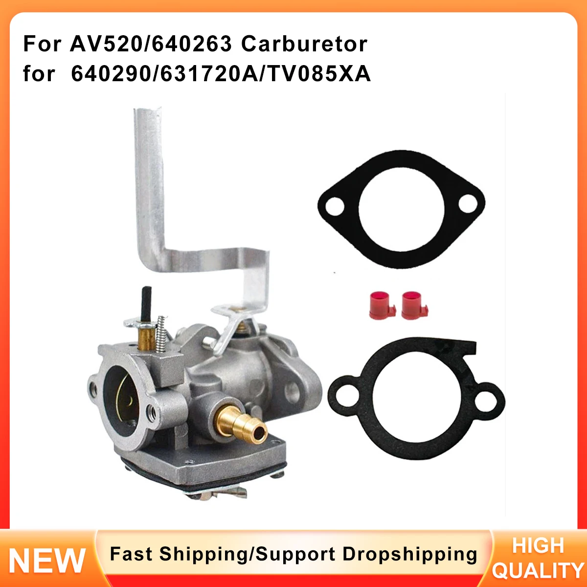 Сменный карбюратор AV520 для Tecumseh 640263, 640290, 631720A, TV085XA