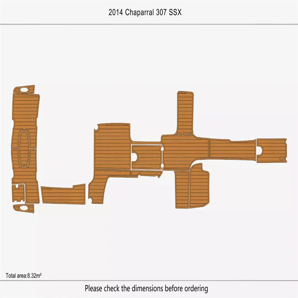 2014-2018 Chaparral 307 SSX Cockpit Swim platform bow 1/4