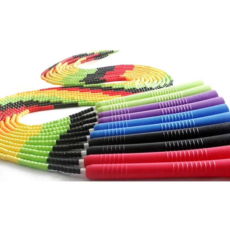 10ft 9ft Tricks Skills jump Skipping skip Rope PVC bamboo beginner Soft Beaded beading beads basic tangle free Segmented Fitness