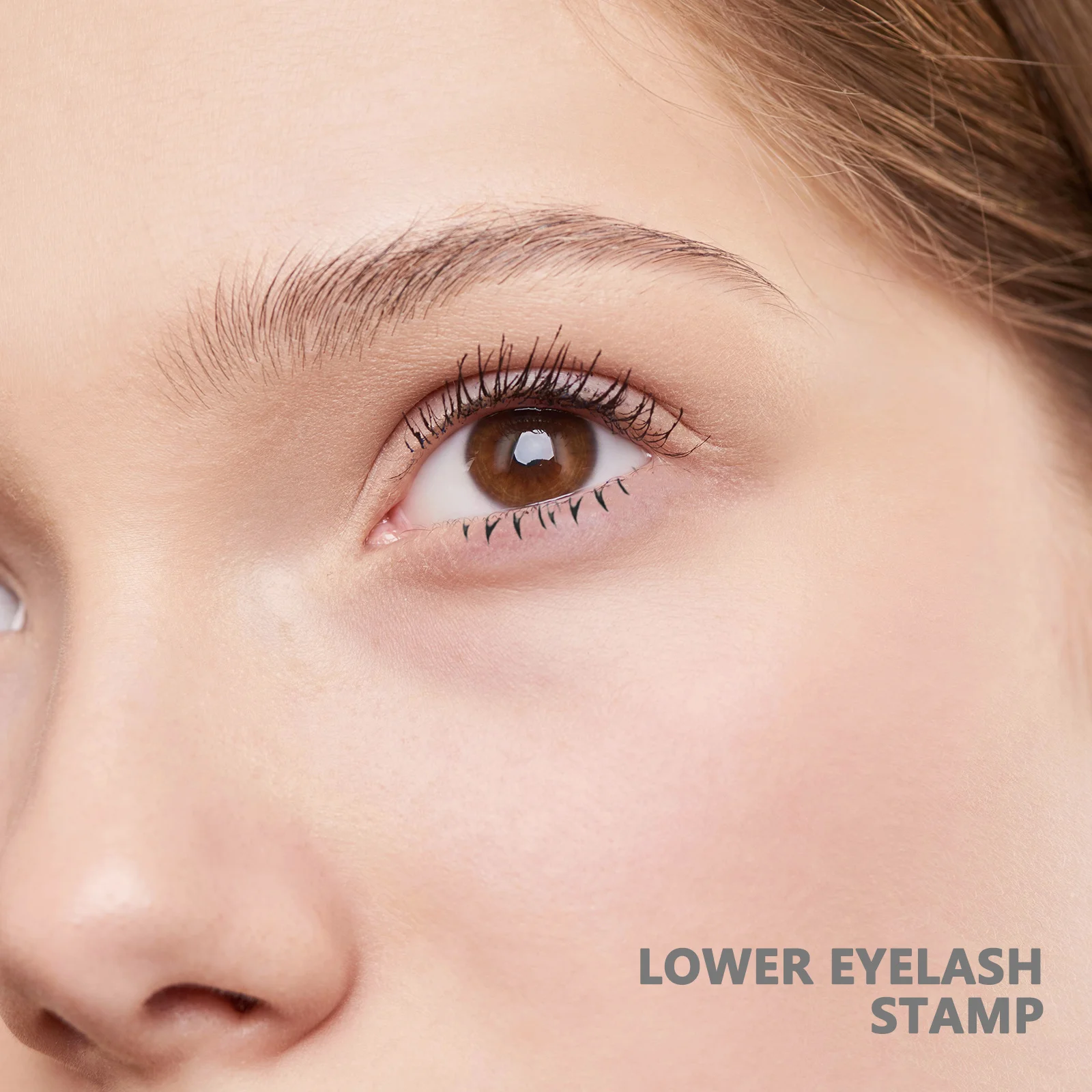 5Pairs Lower Eyelash Stamp Makeup Tool Silicone False Lash Practice Assistant Reusable Eye Lash Extension Stencil