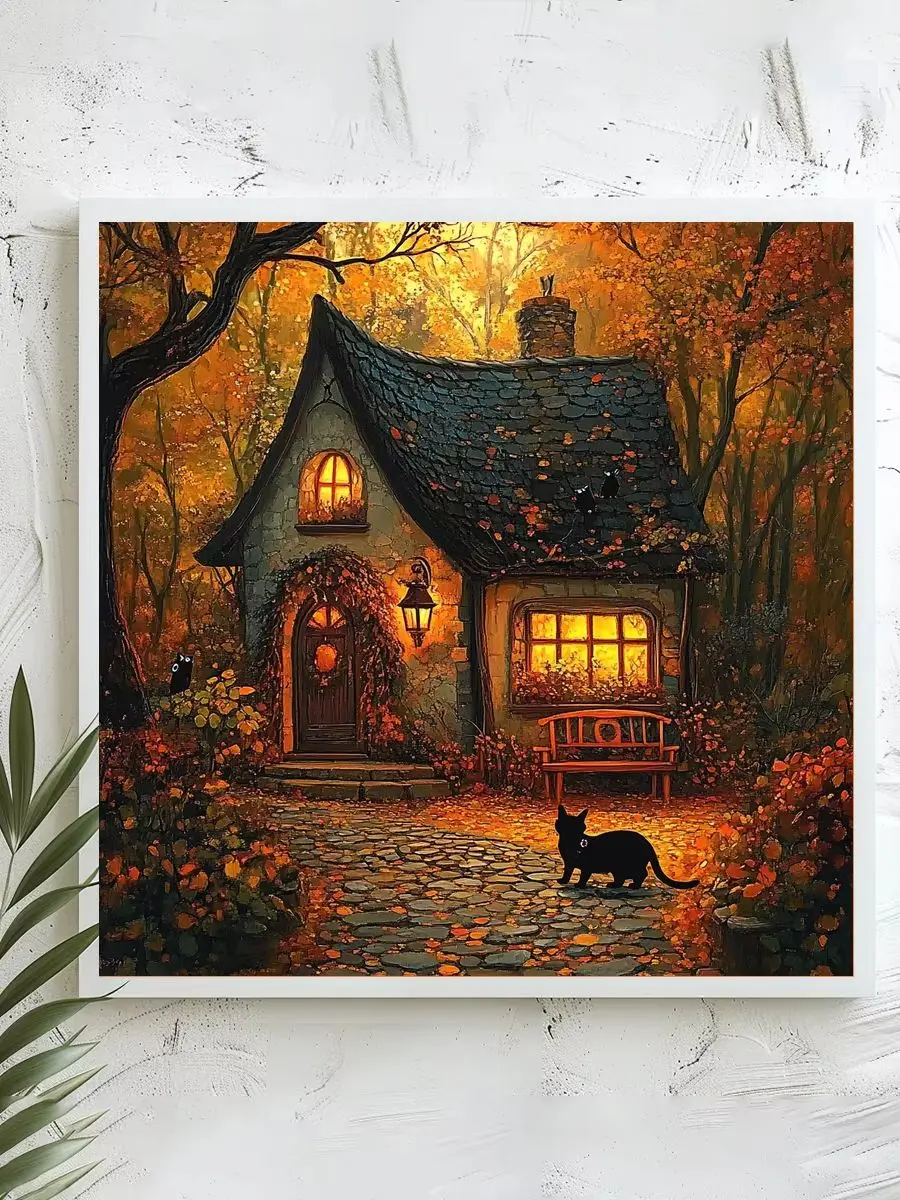1 Stück 40x40 cm/15,74 Zoll, 11Ct/14Ct Kreuzstich-Set, DIY Valentinstagsgeschenk, Stickerei-Set für Festivals, Tiermotiv – Detail 1