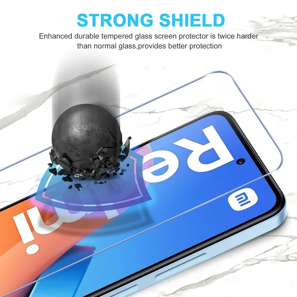 3 pçs protetor de tela hd anti-risco filme lateral frontal para xiaomi redmi 12 redmi nota 13 12 pro plus 5g redmi 12 c 9c 12c 10c 13c