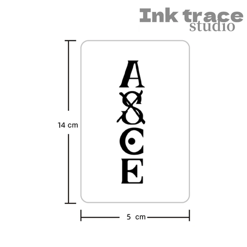 1/2 Stück ACE temporäre Tattoo-Aufkleber, wasserfestes, magisches Tattoo, hält bis zu 15 Tage, temporäres Tattoo, halbpermanentes Tattoo. – Detail 3