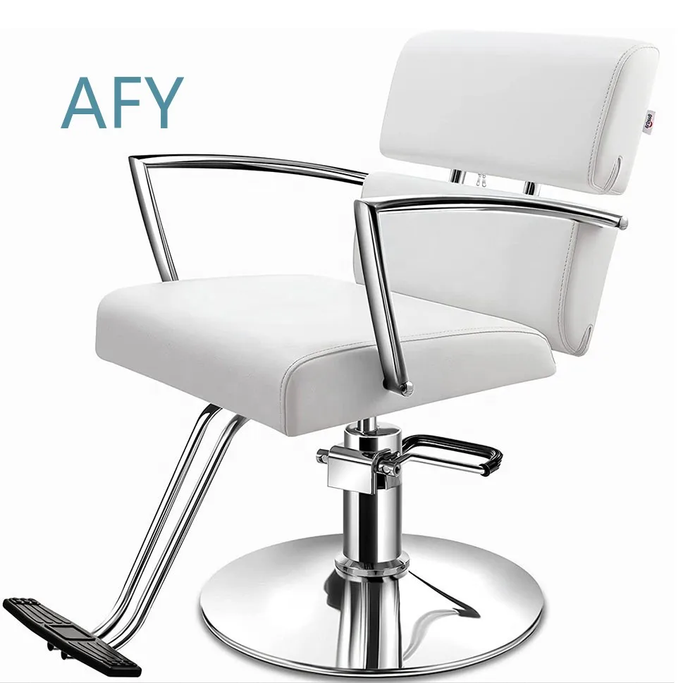 Hairdressing Chair for Salon Use Simple Fashionable Haircut Chair Light Luxury Lifting Rotatable Barber Chair for Perm Dyeing