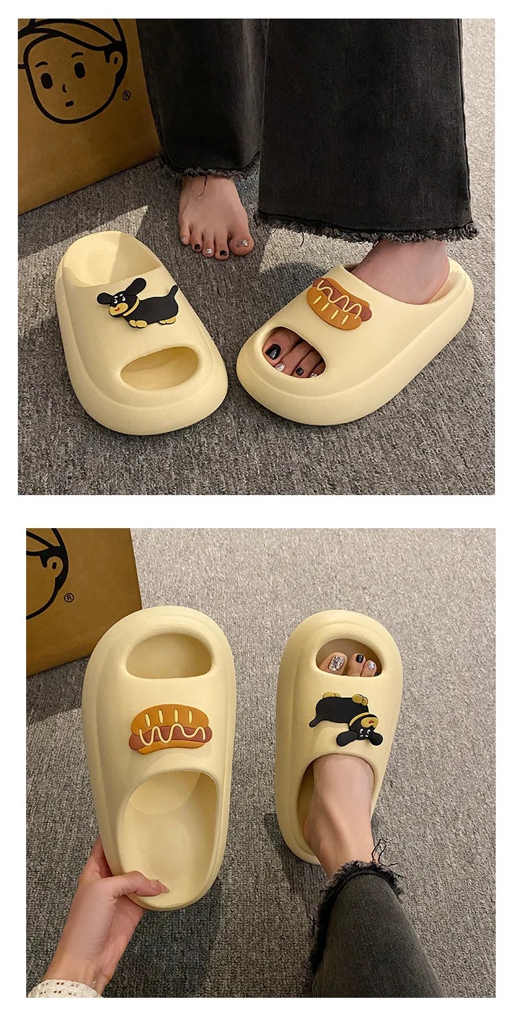 Niedliche EVA-Hausschuhe „Cloud Comfort“ – Unisex-Sommer-Slipper, rutschfeste und geruchsdichte Sandalen mit dicker Sohle für Zuhause/Strand – Detail 7
