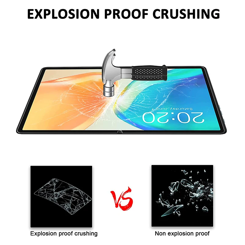 Für teclast m40 plus 10,1 Zoll Displays chutz folie aus gehärtetem Glas Tablet sceatch proof hd klare blasen freie Schutz folie