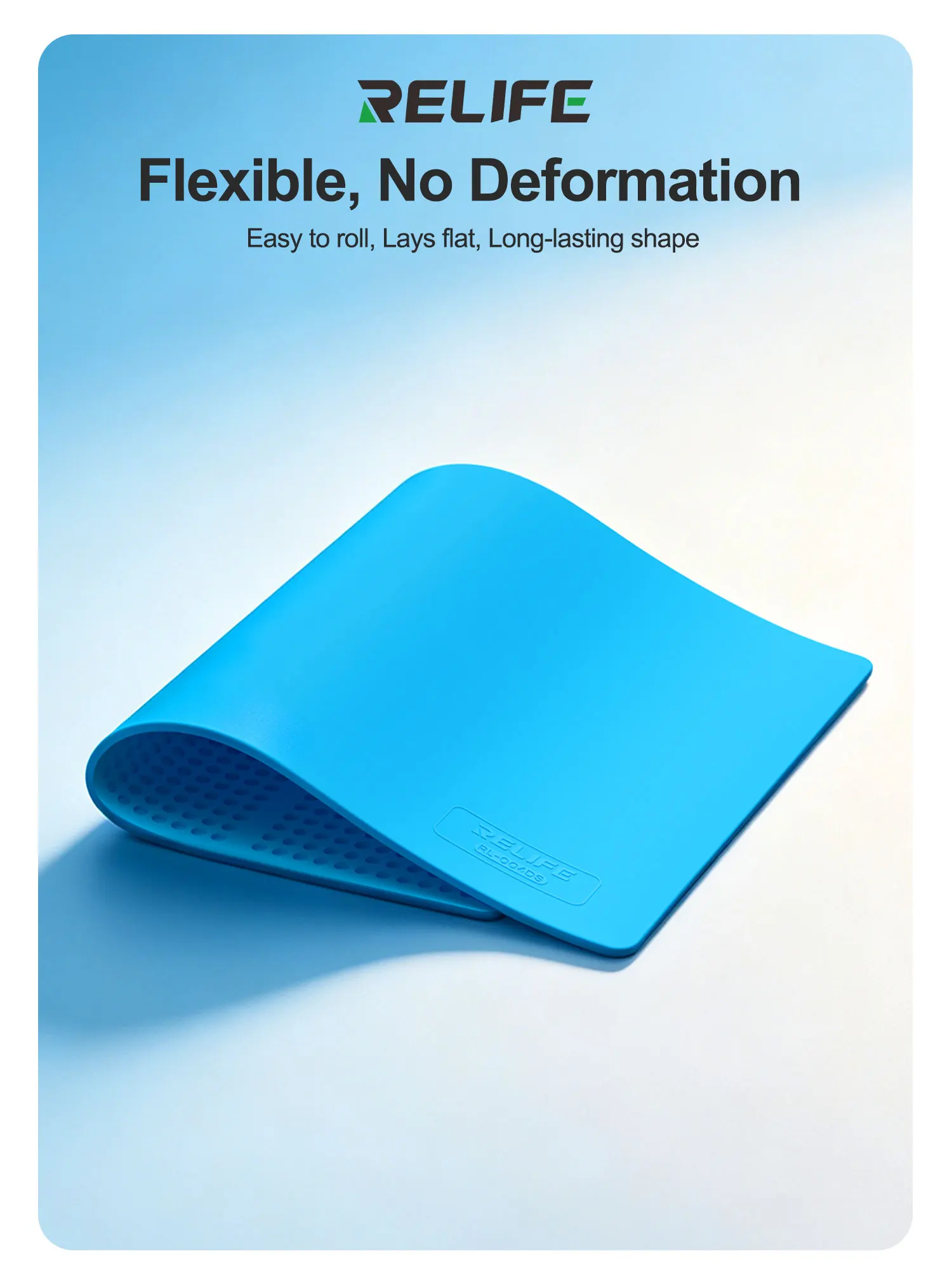 RELIFE RL-004DS 300x500mm Large Silicone Repair Mat (500°C Heat Resistant) – Suitable for Repair and Soldering Work view 5