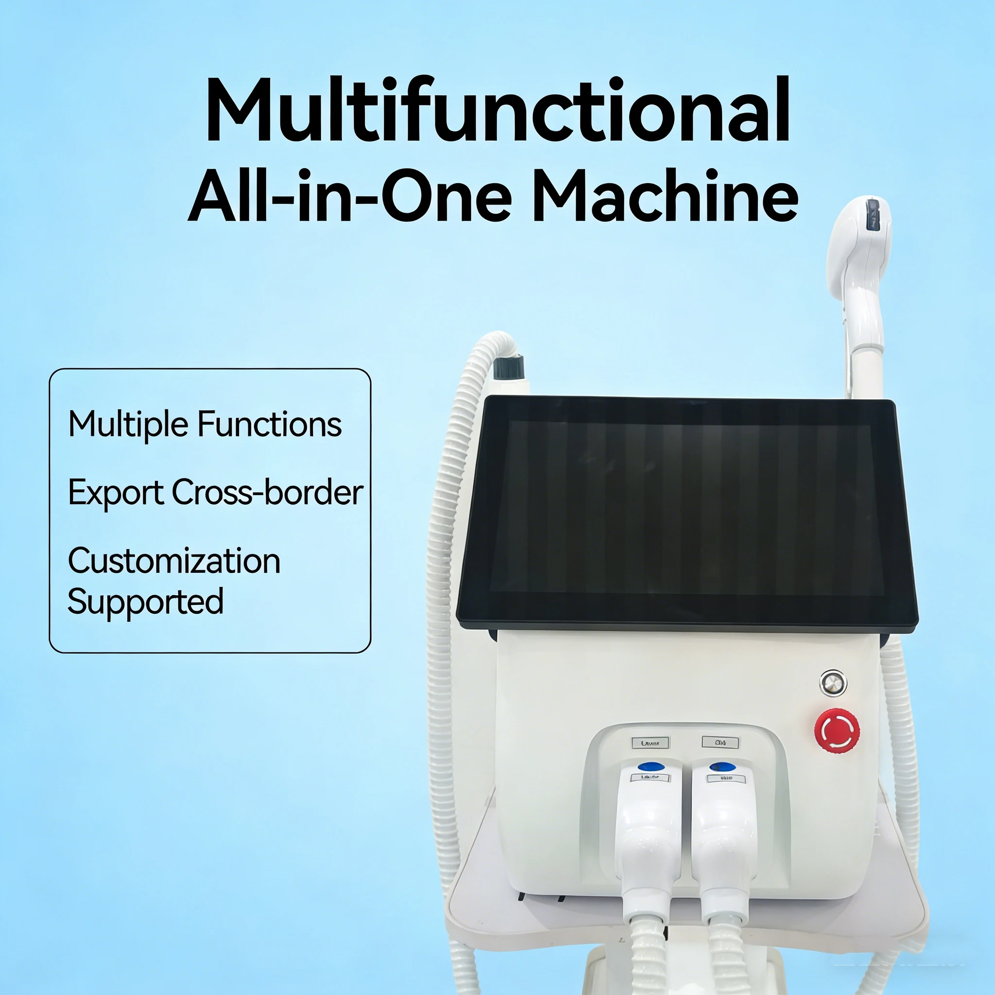 

Настольный трехдиапазонный аппарат для омоложения кожи, многофункциональное интегрированное устройство для удаления пятен и пигментации, косметологический прибор для ухода за кожей