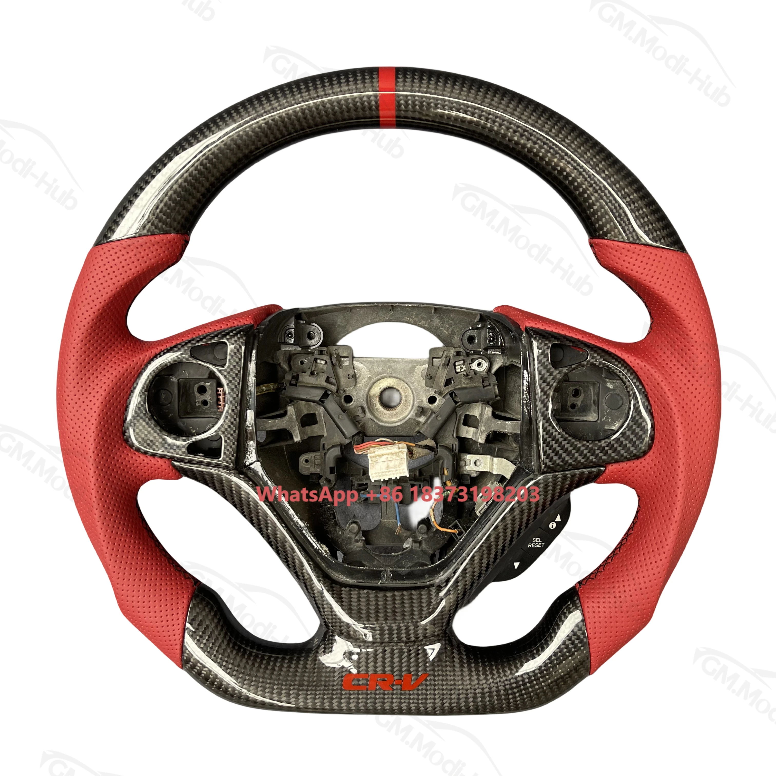 

GM.Modi-Hub 100% Real Carbon Fiber Car Steering Wheel for Honda 2012 2013 2014 2015 2016 CRV EX LX EX-L