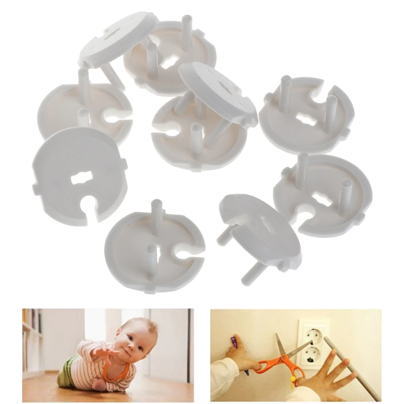 10Pcs/Lot French/EU/UK Standard Baby Safety Plug Socket Protective Cover Children Care