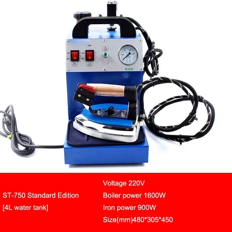 220v Electric High-power Iron Hanging Bottle Steam Industrial Electric Iron Old-fashioned Boiler Pressurized Iron Clothing Curta