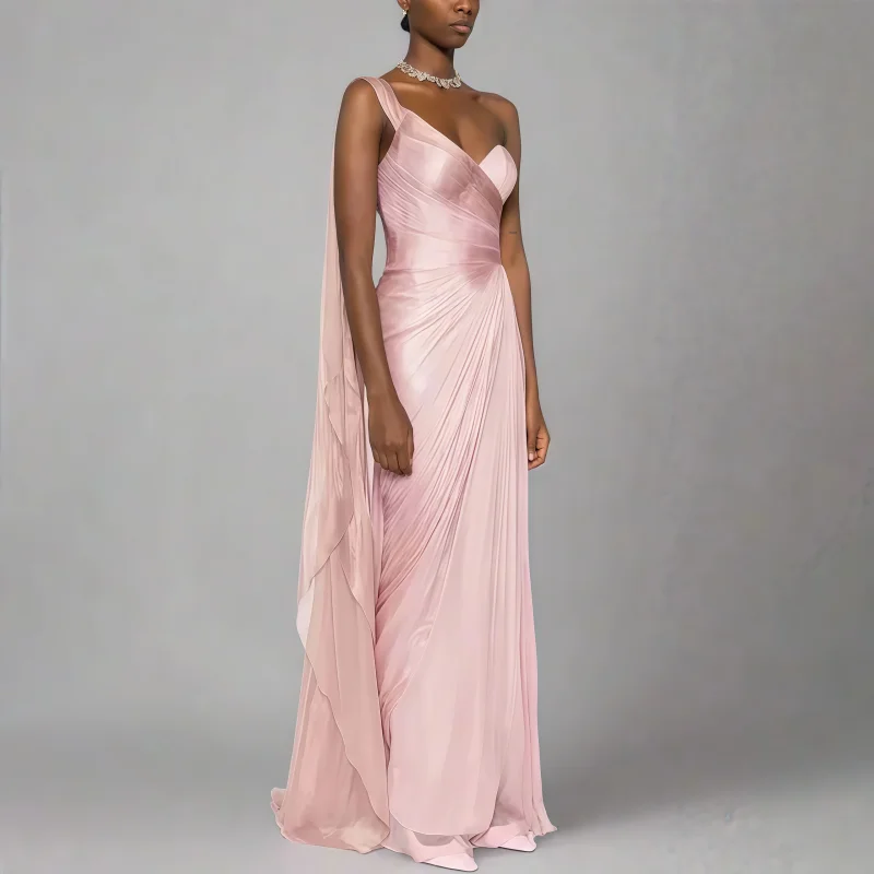 

Bridal Boutique Pink Elegant Shiny Prom Gowns Sweetheart Mermaid Formal Occasion Dresses Women Modern Prom Party Dress