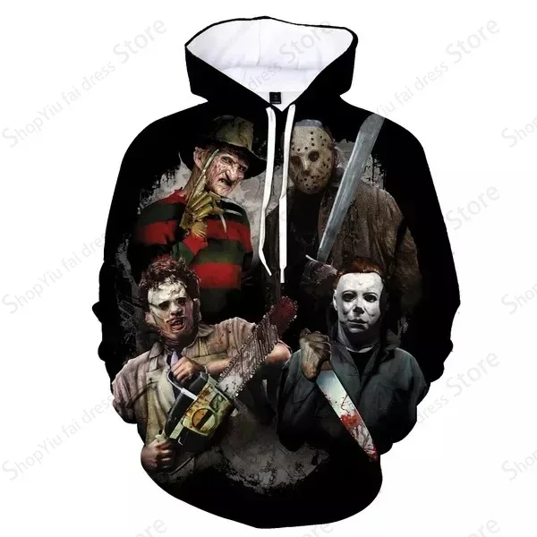 

Halloween Hoodie 3d Jason Voorhees Friday Print Hoodie Men Women Fashion Hoodies Sweatshirt Boy Coats Women Sweats Tracksuit Boy