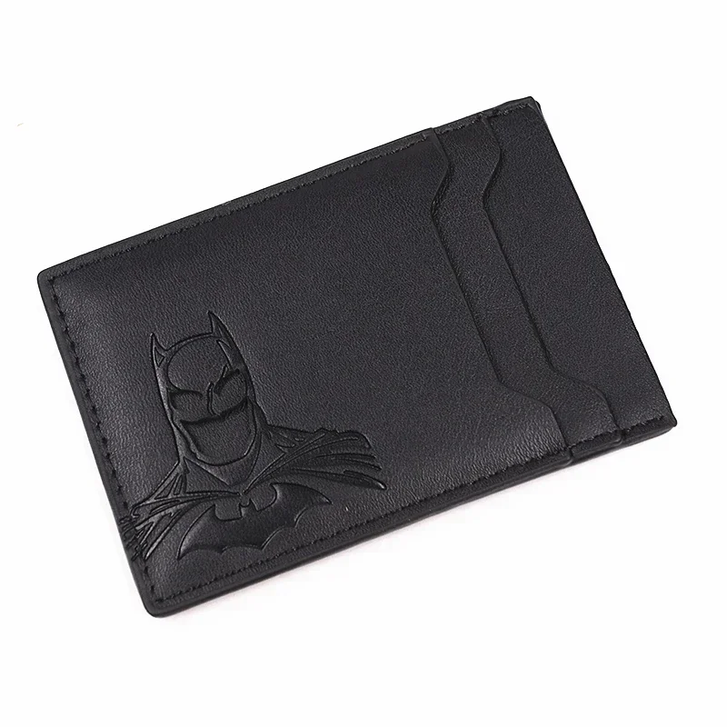 Cartera de Cuero de Batman Personalizada con Máscara de Superhéroe, Tarjetero, Cartera Heroica de Batman, Regalo para Hombre, Cartera Delgada de Cuero para Tarjetas