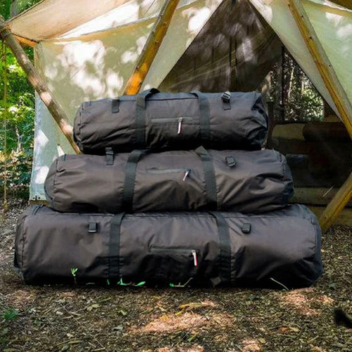 Imagen 1 del producto Bolsa de almacenamiento plegable para tienda de campaña, bolsa de embalaje de equipaje impermeable para viajes al aire libre, Camping, senderismo, soporte organizador, gran oferta