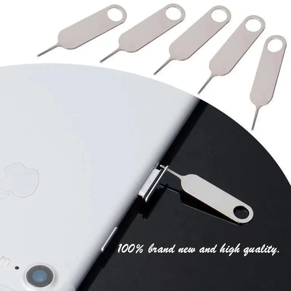 1000pcs Slim Sim Card Tray Pin Eject Removal Tool Needle Opener Ejector For Most Smartphone Card Cutter Pin Opener Removal Tool