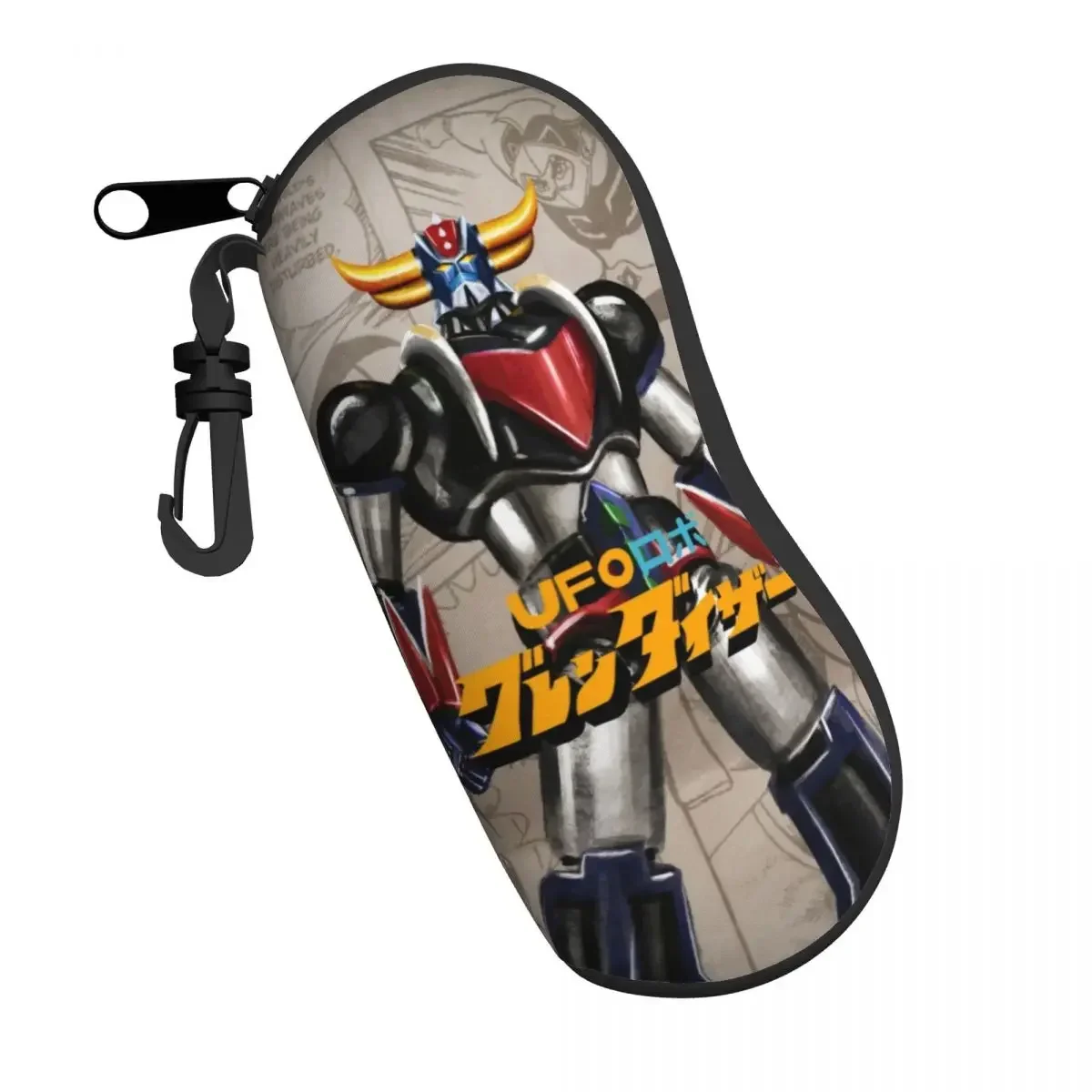 Grendizer Anime Shell Eyeglasses Case Women Men Fashion UFO Robot Goldorak Glasses Case Sunglasses Box Pouch