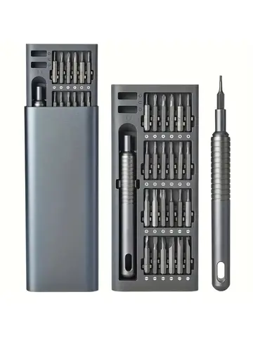 24 in 1 Digital Maintenance Precision Screwdriver Set with Portable Storage Box and Electronic Device Disassembly Tool
