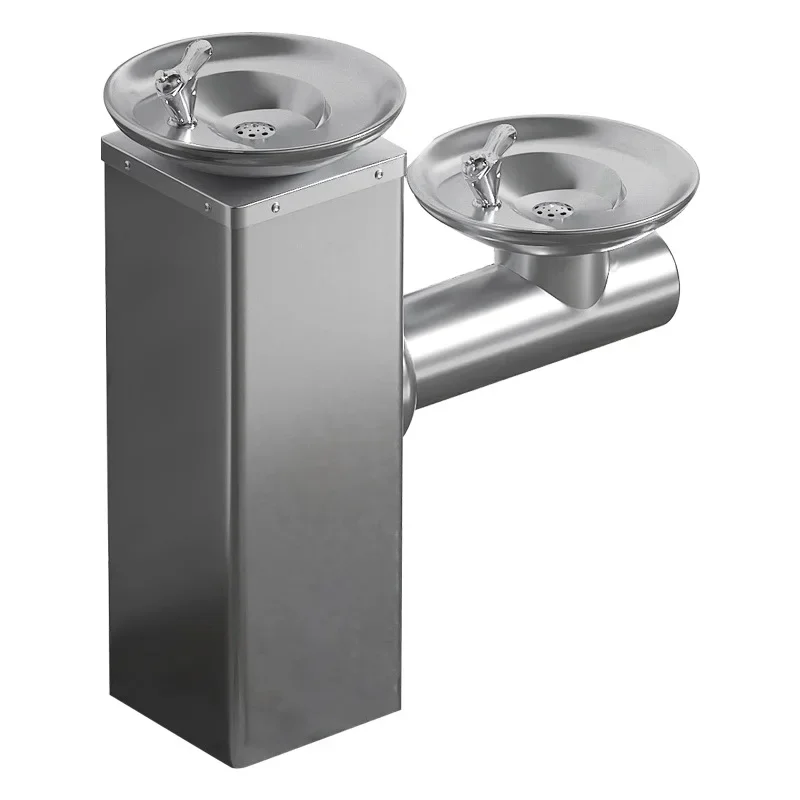 Outdoor 304 stainless steel wash basin, community park public direct drinking water table