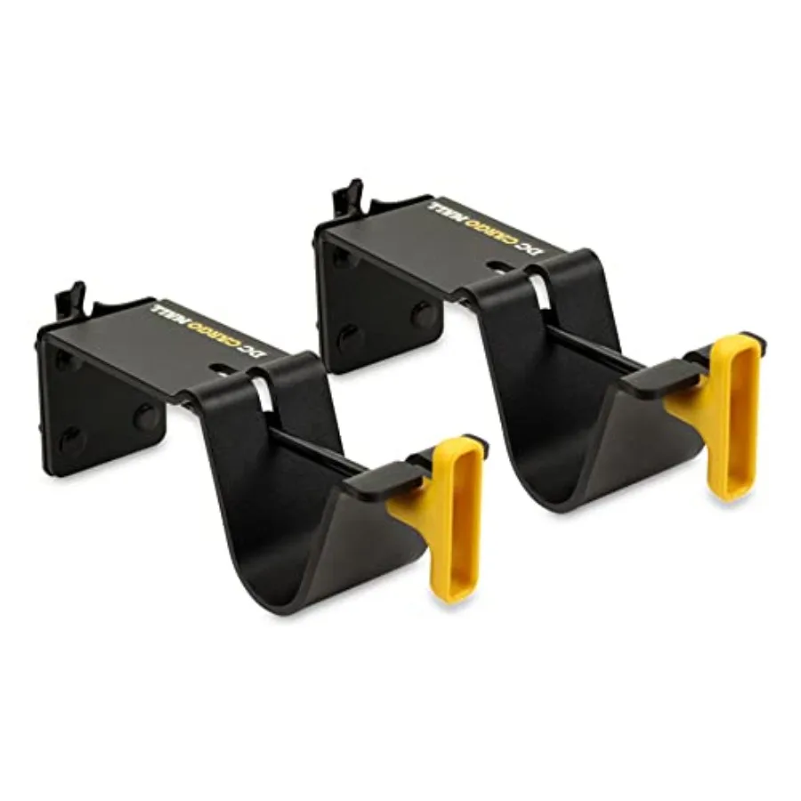 

E Track Tool Holder with Locking Handle 2 Pack Heavy Duty Weed Eater Trimmer and Shovel Rack for Enclosed Trailers