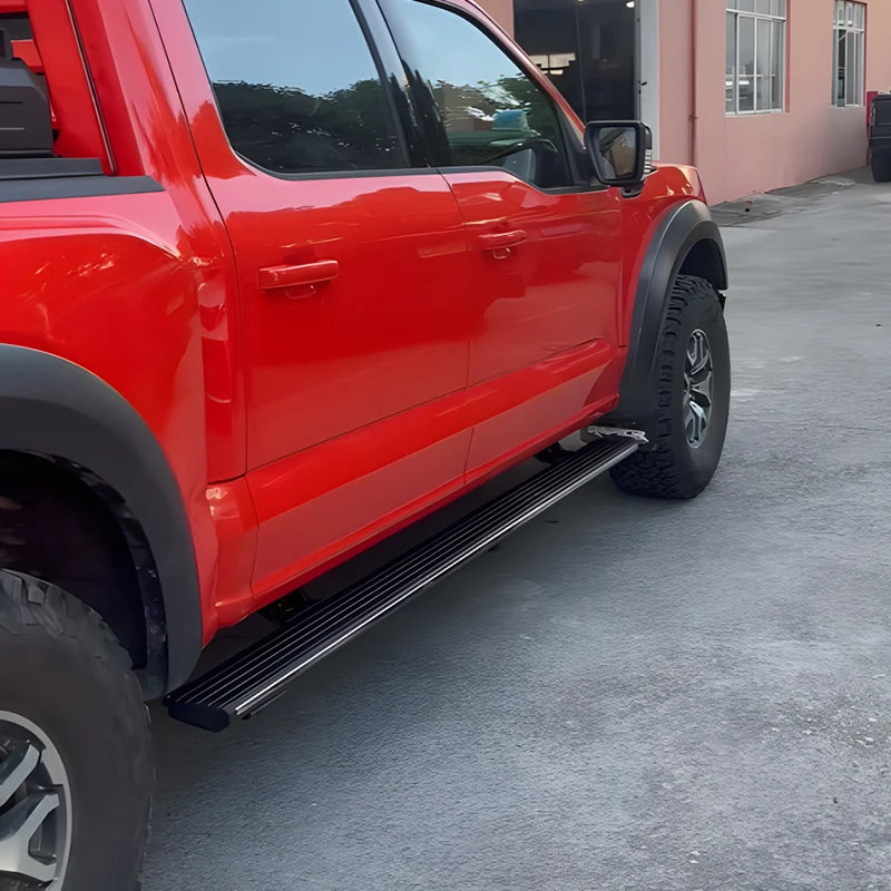 LED Colorful Lighting Electric Power Running Board Electric Side Steps for Ford Raptor F150 F550 2008-2025