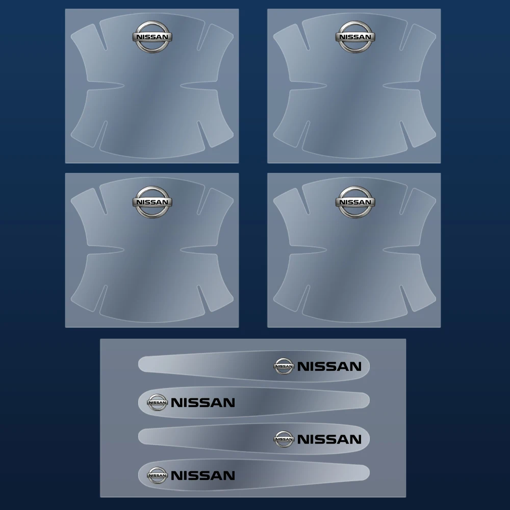 شفافة مقبض باب السيارة السلطانية ملصقات المضادة للخدش حماية لنيسان نيسمو GTR جوك سنترا فيرسا ألميرا قاشقاي