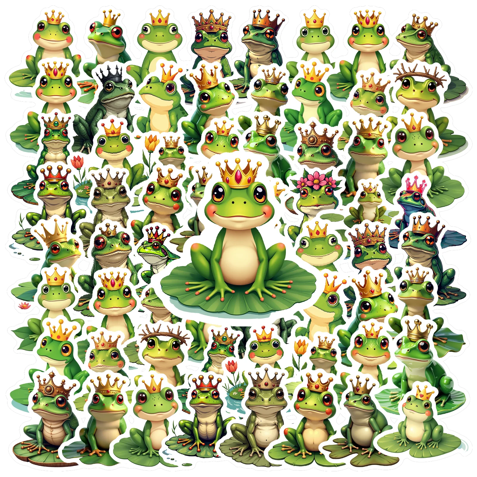 35pcs-150pcs Fun Stickers Vivid Animal Stickers Frog Stickers For Laptop Luggage Scrapbook Diary Sticker Notebook Luggage
