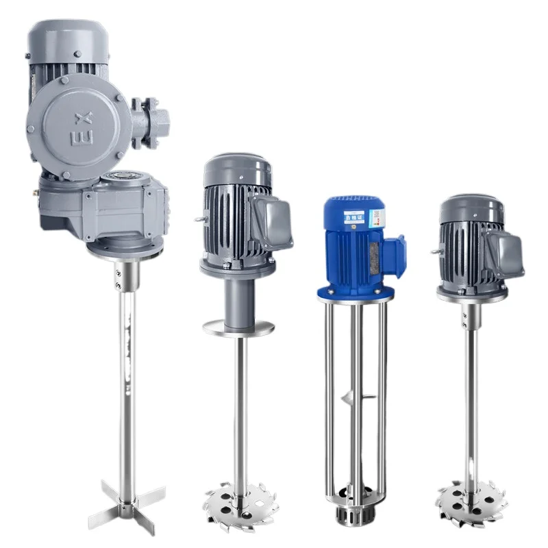LMM small and medium top-entry agitator mixing tank reaction 200-1500 liters