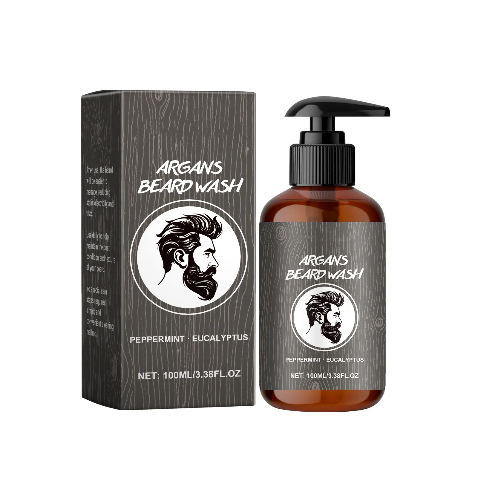 Beard Cleansing Shampoo Softens Beard Deep Cleansing Men'S Shaving Gentle Cleansing Shaving