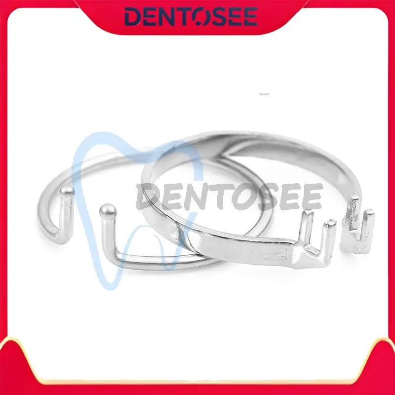 

100Pcs Dental Sectional Contoured Matrices Matrix Bands 35 with 2 Rings for Class II Restorations Supplies No.1.398 Clip Tool