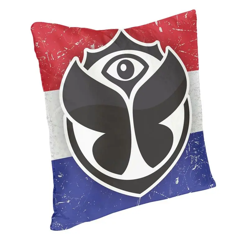 Modern Tomorrowland France Cushion Cover for Sofa Polyester Electronic Dance Pillow Case Bedroom Decoration Pillowcase