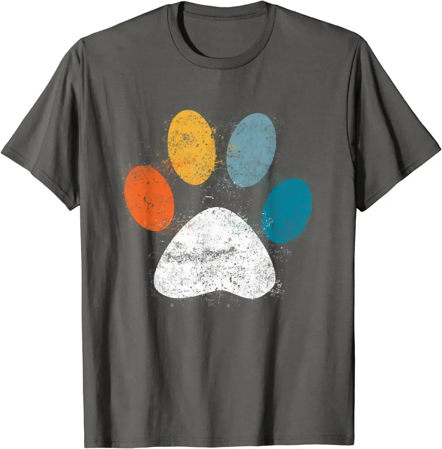 

Винтажная футболка с собачьей лапой, щенка, собака с принтом лапы, собака, любовь, домашнее животное, лапа, мужская одежда, футболки с графикой в стиле Харадзюку, четыре сезона