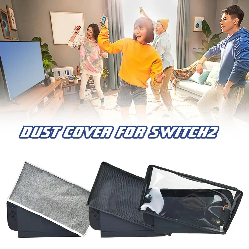 

2025 Dust Cover for Switch 2 Protective Dustproof Case Mesh Stopper Net Cloth For Nintendo 2 Compatible Game Console G3H1