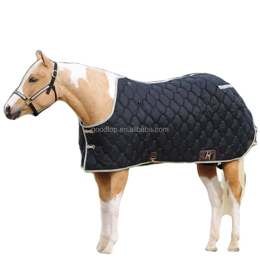 Fabriek Op Maat Elastische Ademende Paardenkleding Katoenen Paardentapijten