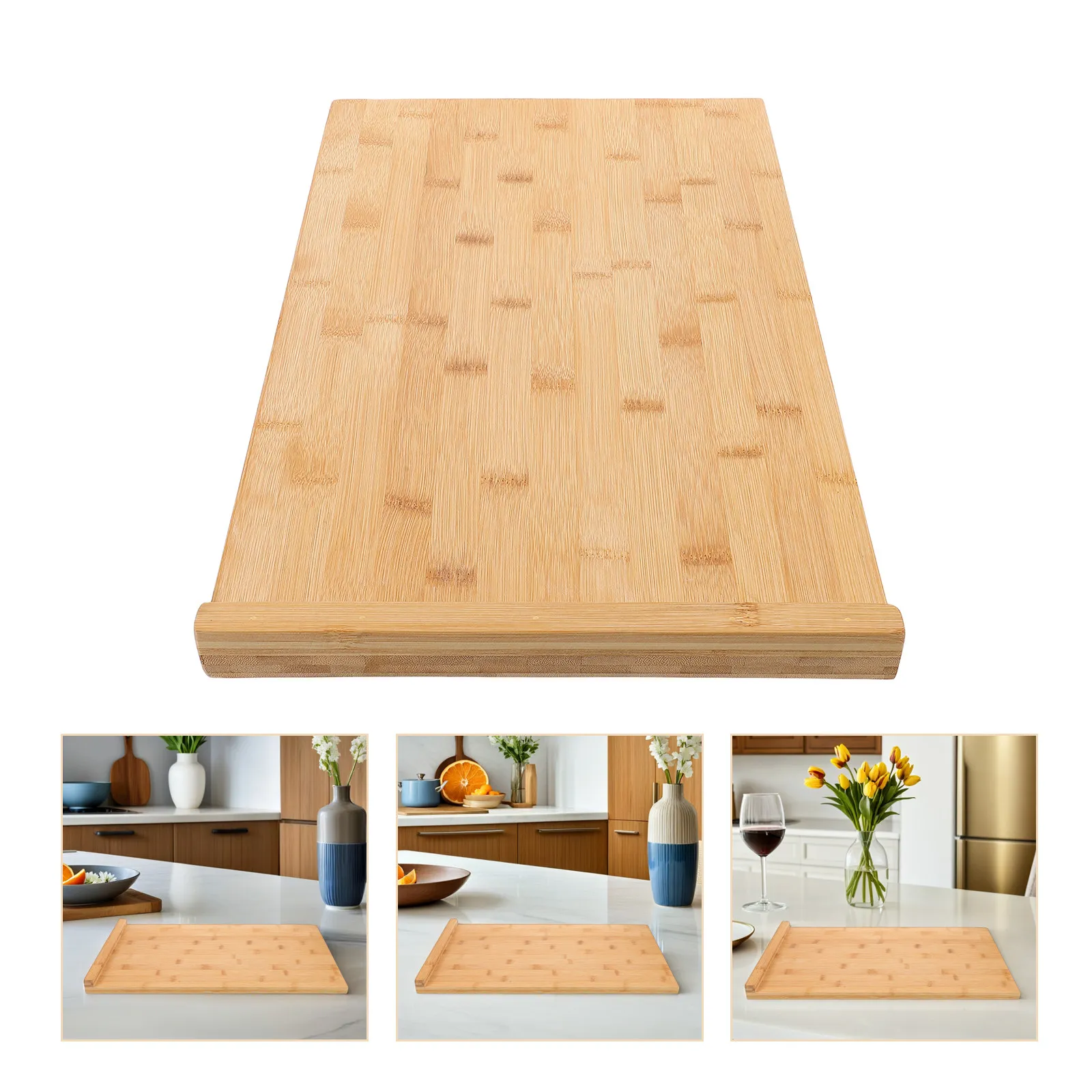 

Extra Wide Over Sink Cutting Board Multifunctional Kitchen Prep Surface for Chopping Kneading Slicing Meat Vegetables Cheese
