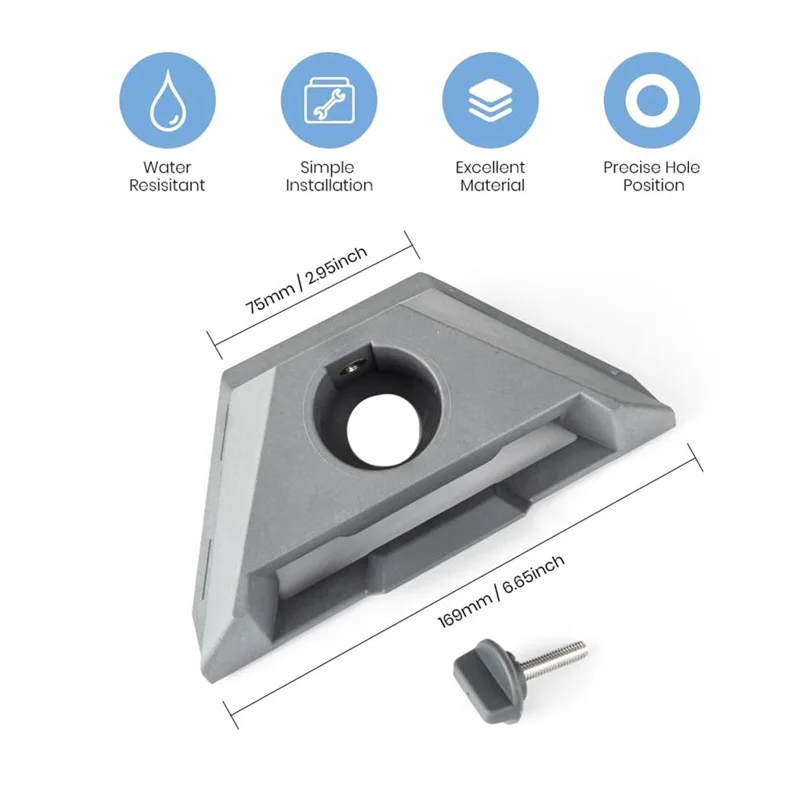 Dependable-For Starlink Mini Pipe Adapter, Pole Mount Adapter Mounting Kit, For Starlink Mini Roof Accessories Mount