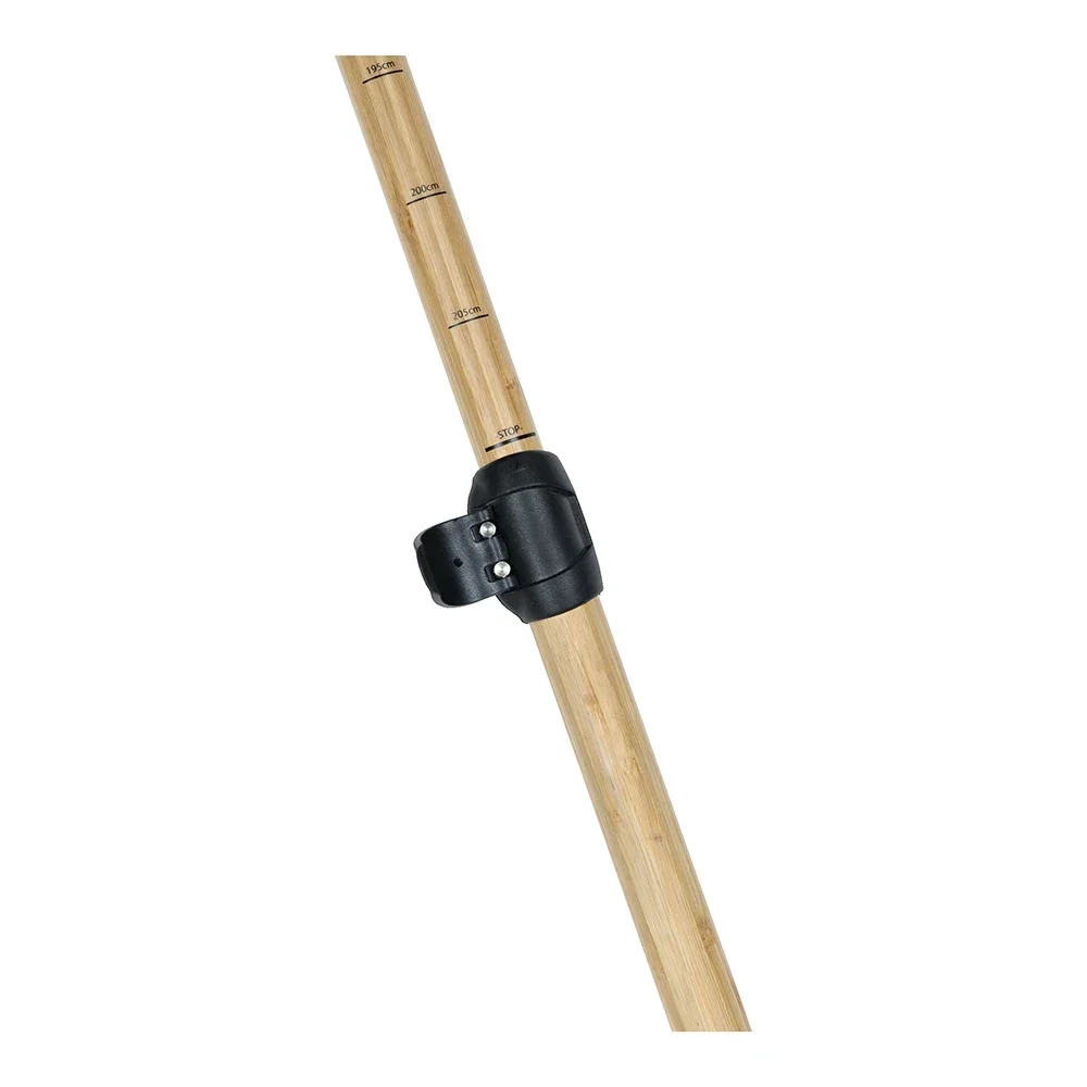 Remo SUP de piel de bambú, Material de fibra de carbono, 3 secciones, 760g, paleta ligera ajustable, 175-210CM