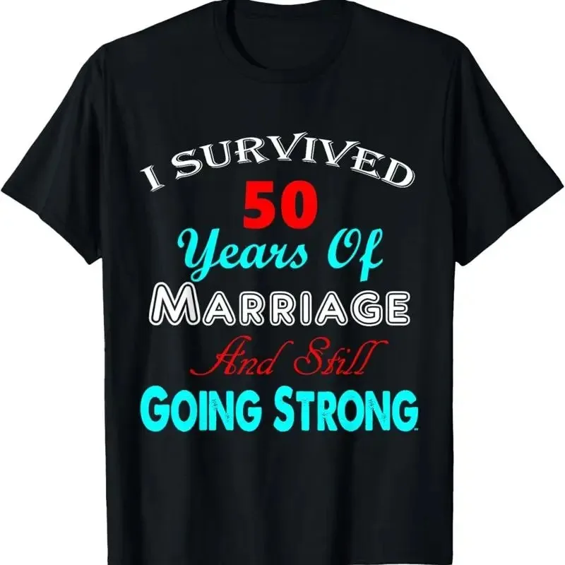 

50Th Wedding Anniversary T Shirt Marriage Mother Father